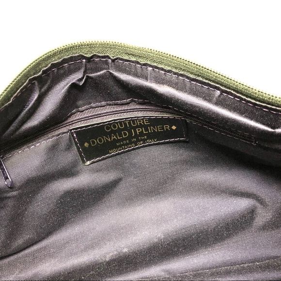 DONALD J. PLINER suede green hobo, made in Italy, NWOT - Picture 10 of 10